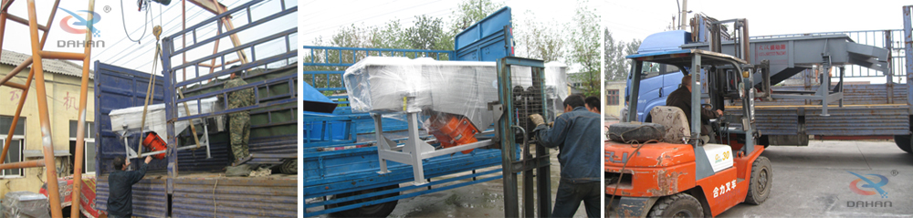 1025直线振动筛发货