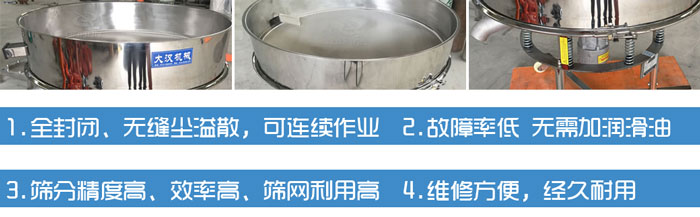 高频振动筛特点 高频振动筛特点