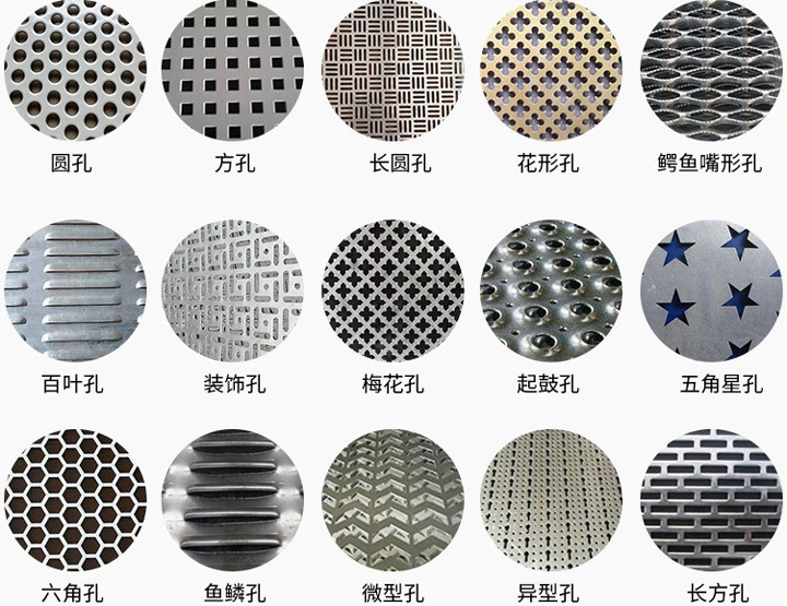 振动筛筛板孔型